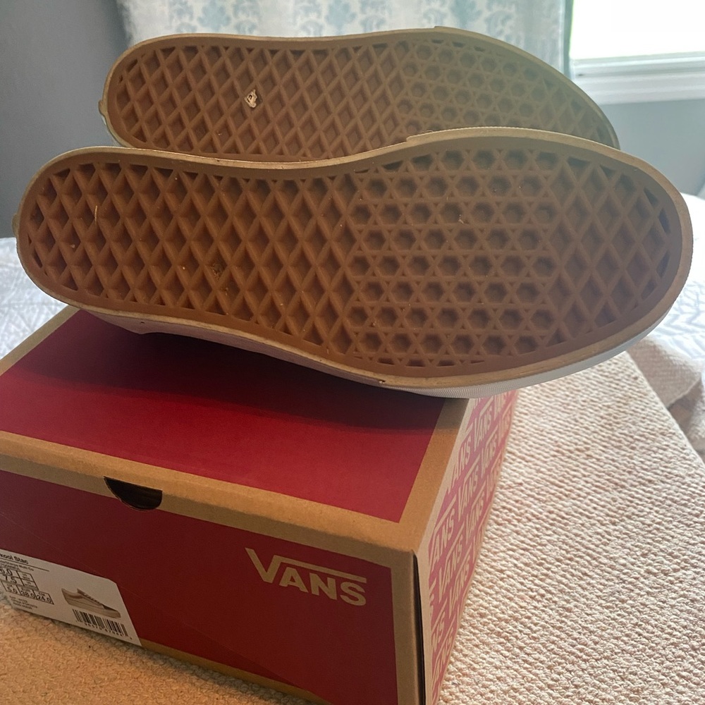 Platform Multi Colored Vans Size 7.5 - image 4